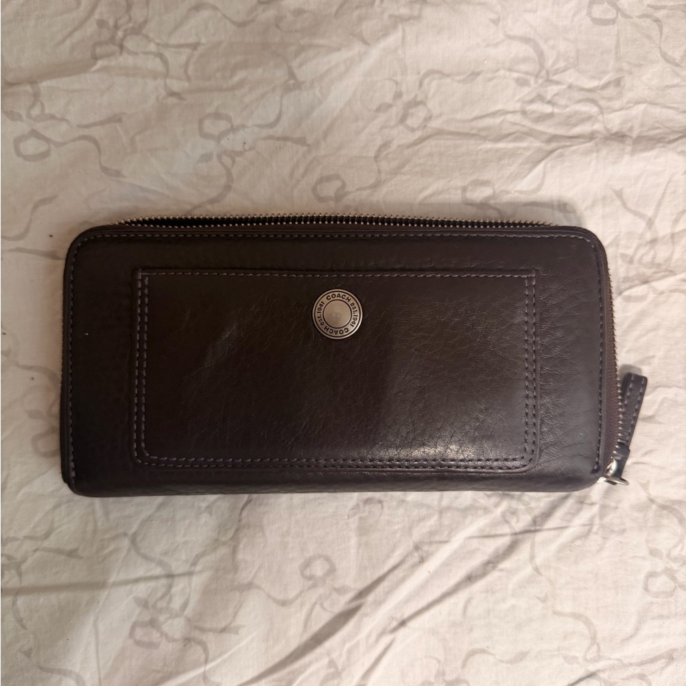 Coach Black Leather Wallet